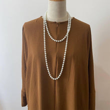 Coffee Cotton Tunic Jumbo C - Loose Sleeve