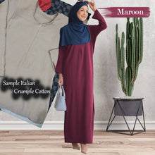 Vardah Italian Crumple Cotton Jubah A