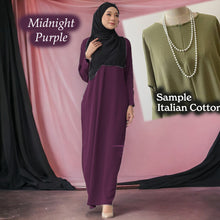 Vardah Italian Crumple Cotton Jubah A