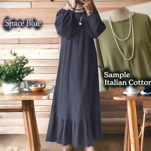 Henna Cotton Tunic Jumbo - Clearance - Space Blue - Size 5XL