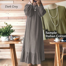 Henna Cotton Tunic Jumbo - Clearance - Dark Grey - Size 4XL