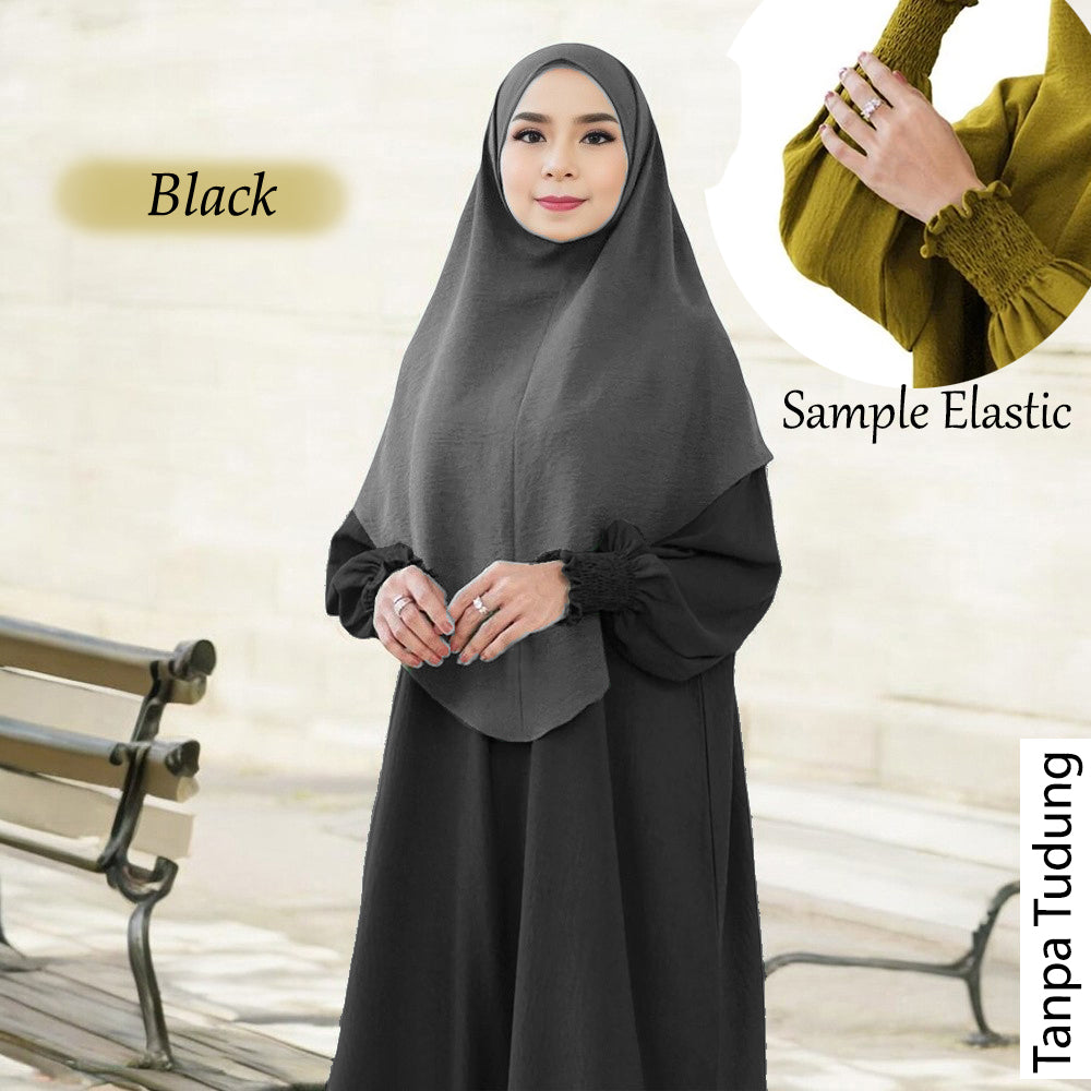 Ladie Elastic Cuff Tunic Jumbo (No Tudung)