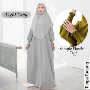 Ladie Elastic Cuff Tunic Jumbo (No Tudung)