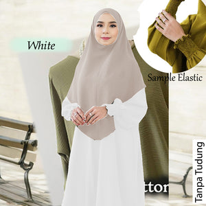 Ladie Elastic Cuff Tunic Jumbo (No Tudung)