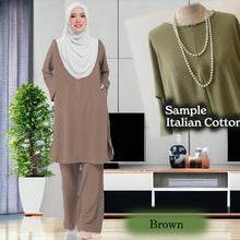 Emalina Italian Cotton Set  - Clearance - Brown - Size XL