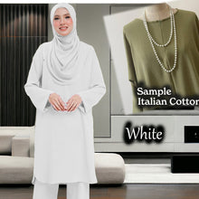 Emalina Italian Cotton Set  - Clearance - White - Size 2XL