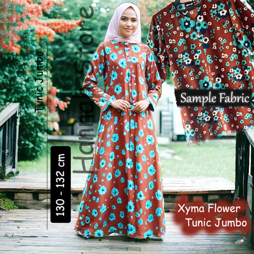 Xyma Floral Tunic Jumbo (Size 6XL ~ 10XL)