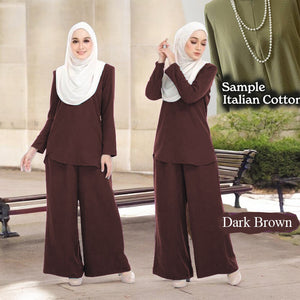 Nasira Cotton Set with Loose Pants A