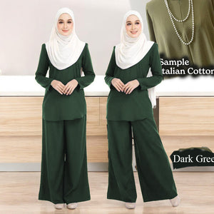 Nasira Cotton Set with Loose Pants A