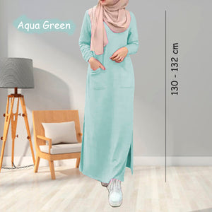 Leya Tunic Jumbo - Clearance - Aqua Green - Size L