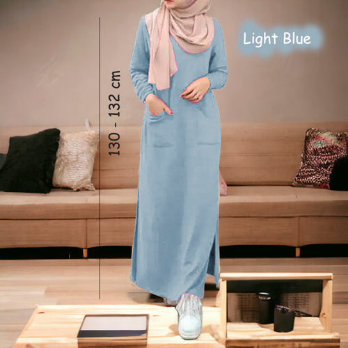 Leya Tunic Jumbo - Clearance - Light Blue - Size L