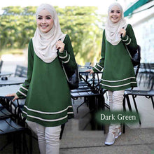 Lina Pocket Blouse - Clearance - Dark Green - Size M