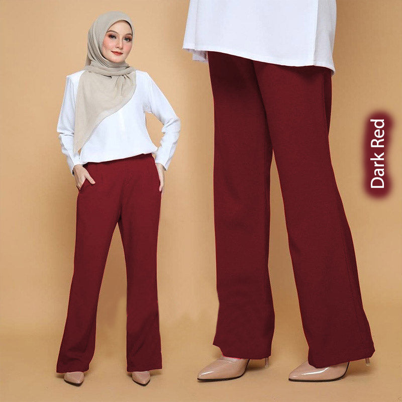Victoria Pants - Clearance - Dark Red - Size M