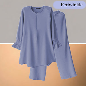 Dina Set  - Clearance - Periwinkle - Size S