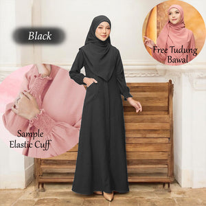 Qinara Tunic Jumbo + Free Bawal Tudung