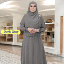 Letter Tunic Jumbo B (Loose Sleeve) - Free Instant Tudung