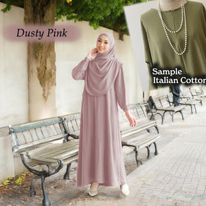 Lahifa Tunic Jumbo + Tudung Set C