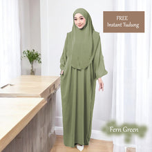 Violet Tunic Jumbo + Free Instant Tudung