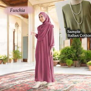 Lahifa Tunic Jumbo + Tudung Set C