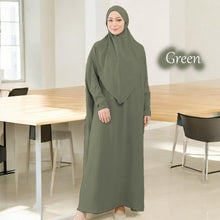 Zinna Abaya + Free Tie Back Instant Khimar