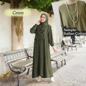 Lahifa Tunic Jumbo + Tudung Set C