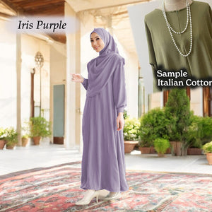 Lahifa Tunic Jumbo + Tudung Set C