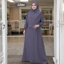 Letter Tunic Jumbo B (Loose Sleeve) - Free Instant Tudung