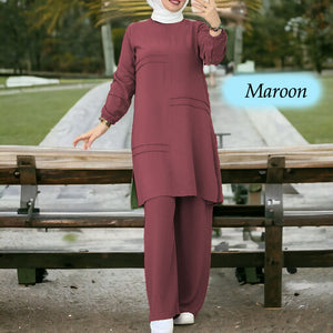 Gazala Cotton Muslimah Set