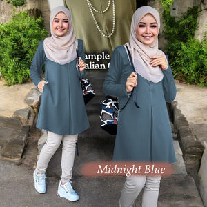 Umihana Cotton Blouse + FREE Tango Tudung (Pls choose color)