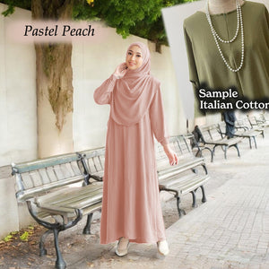 Lahifa Tunic Jumbo + Tudung Set C