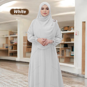 Letter Tunic Jumbo (Loose Sleeve) - No Tudung