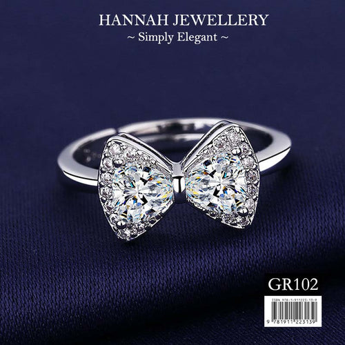 【GR102】Korean Butterfly Diamond Ring