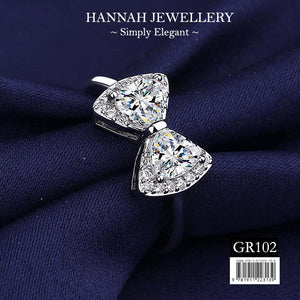 【GR102】Korean Butterfly Diamond Ring