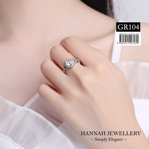 【GR104】Korean Love Shape Ring