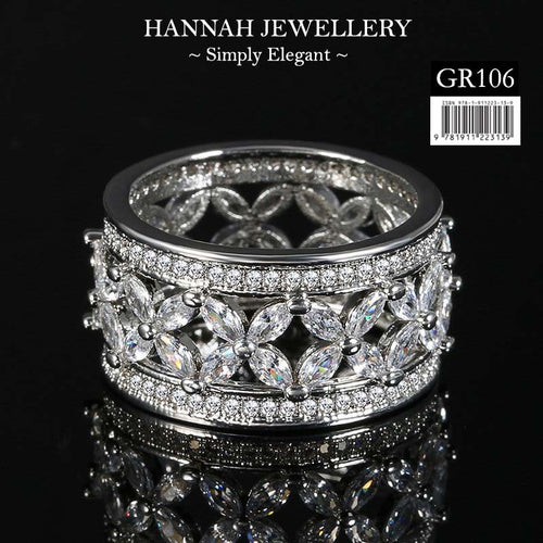 【GR106】Korean Butterfly Diamond Rings (Size 6, 7, 8 & 9)