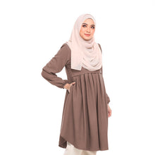 Rania Blouse - Clearance - Brown - Size M