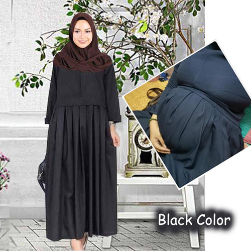 Alia Jubah H  - Clearance - Black - Size L