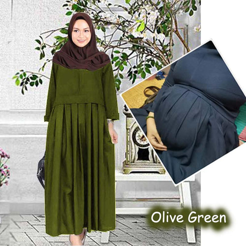 Alia Jubah D Clearance - Green - Size L