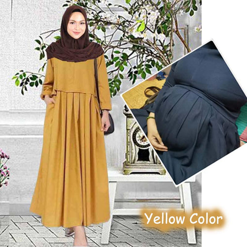 Alia Jubah B Clearance - Yellow - Size XL